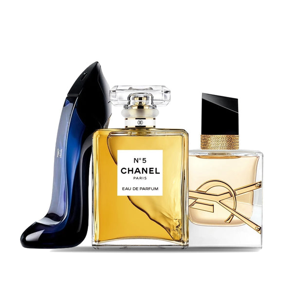 Zestaw 3 perfum | Good Girl + Libre + Chanel Nº 5 - 100 ml
