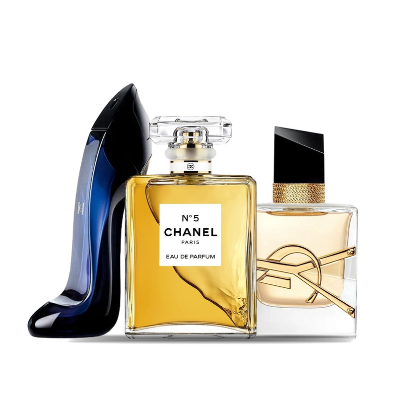 Zestaw 3 perfum | Good Girl + Libre + Chanel Nº 5 - 100 ml